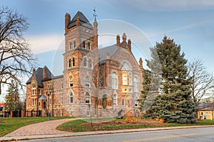 Historic Oxford County Court House in Woodstock, Ontario, Canada