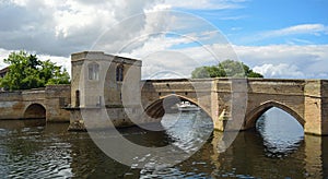 The Historic Pacrkhorse Bridge at St Ives Cambridgeshire photo