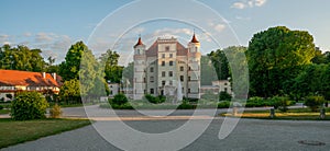 historic palace built in the village of Wojanow in the Lower Silesian Voivodeship