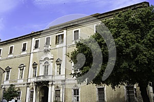 Historic palace in Fano, Italy