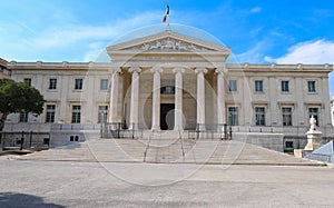 The historic palace of justice of Marseille at sunny day France.