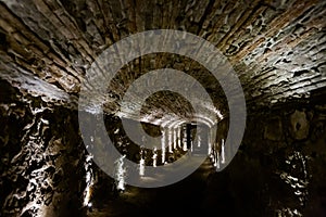 Historic passage underground corridors in Puebla