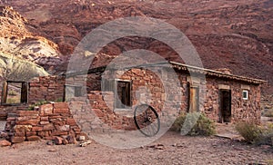 Historic Pioneer Building At Lees Ferry Recreation Area