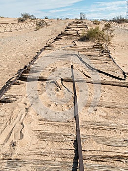 Historic Plank Road, Imperial Dunes, California