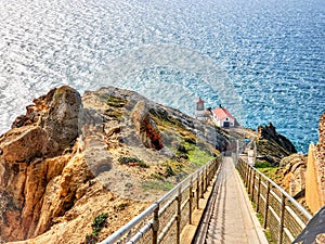 Historic point Reyes lighthouse in California