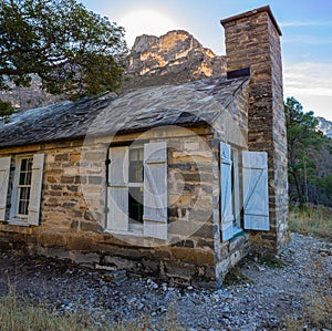 The Historic Pratt Cabin in McKittrick Canyon photo