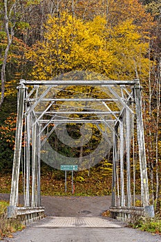 Historic Pratt Truss Bridge - East Fork Greenbrier River, West Virginia