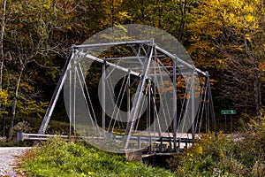 Historic Pratt Truss Bridge - East Fork Greenbrier River, West Virginia