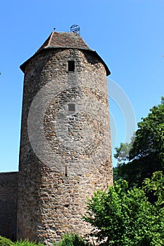 Historic prison ruins