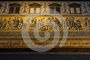 Historic Procession of Princes in Dresden, Germany