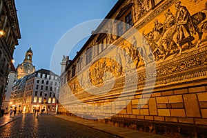 Historic Procession of Princes in Dresden, Germany