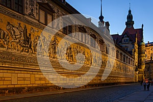 Historic Procession of Princes in Dresden, Germany