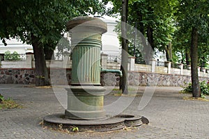 historic pump in Skierniewice