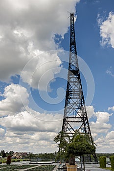 Historic radiostation tower in Gliwice, Poland