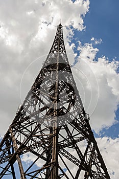 Historic radiostation tower in Gliwice, Poland