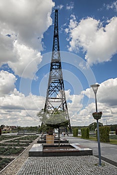 Historic radiostation tower in Gliwice, Poland