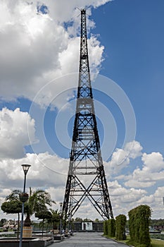 Historic radiostation tower in Gliwice, Poland