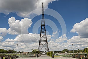 Historic radiostation tower in Gliwice, Poland