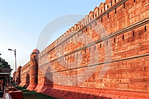 Historic Red Fort, Netaji Subhash Marg, New Delhi, India photo