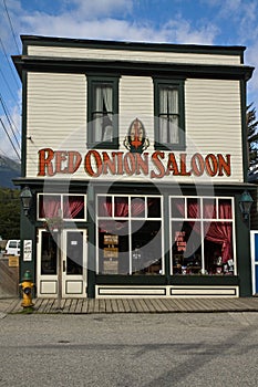 Historic Red Onion Saloon in Skagway, Alaska