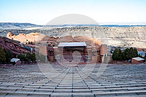 Historic Red Rocks Amphitheater near Denver, Colorado photo