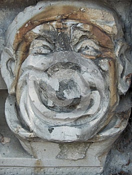 Historic Relief Head Sculpture in South Carolina