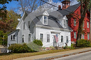 Historic residence house, Kittery, Maine ME, USA