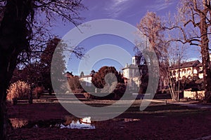 Historic residence surrounded by a centuries-old-park.