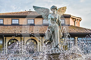Historic Riviera Angel Fountain- Lake Geneva, WI