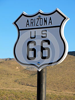 Historic Route 66 Arizona Sign
