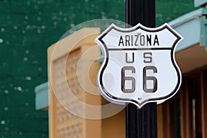 Historic route 66 sign