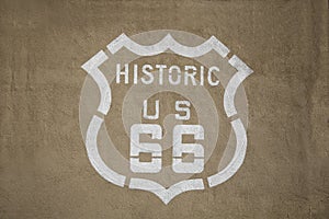 Historic Route 66 Sign