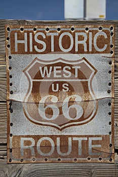 Historic Route 66 Sign