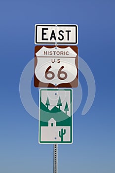Historic Route 66 Signs
