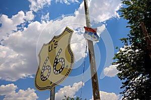 Historic Route 66 Signs