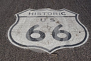 On Historic Route 66 in Kingman, Arizona photo