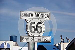 The Historic Route 66 Sign