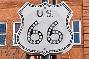Historic route 66 sign