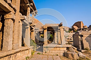 Historic ruins of Hampi