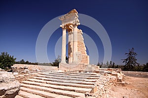 Historic ruins hilates of Kurion, Cyprus