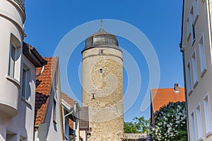 Historic Sackturm tower in the center of Warburg