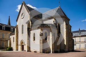 Historic Saint Gildard Convent in Nevers, France, where the incorrupt body of Saint Bernadette Soubirous rests. A spiritual site