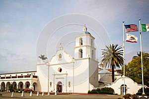 Historic San Luis Rey Mission in Oceanside California