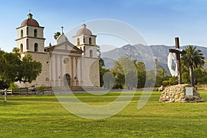 The historic Santa Barbara Mission