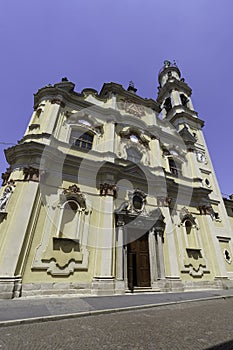 Historic Santissima Trinita church at Crema, Italy