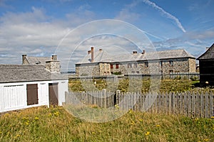 Historic Scene At The Fortress Of Louisbourg photo