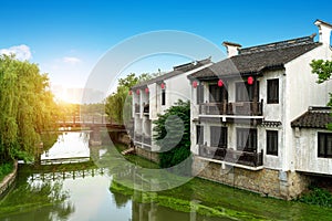 Historic scenic old town Wuzhen, China