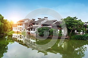 Historic scenic old town Wuzhen, China