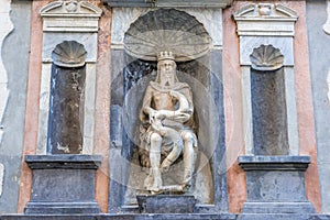 Historic sculpture in Palermo