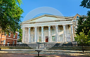 Historic Second Bank of the United States in Philadelphia
